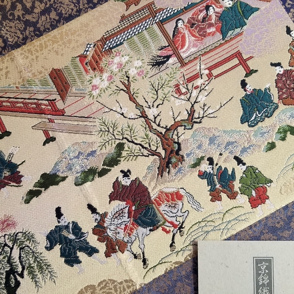 Kyonishiki folding screen. Gorgeous. Original box. Never used. Japan. - Picture 4 of 8